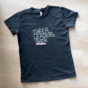 DC cheerleaders suck graphic baby style tee